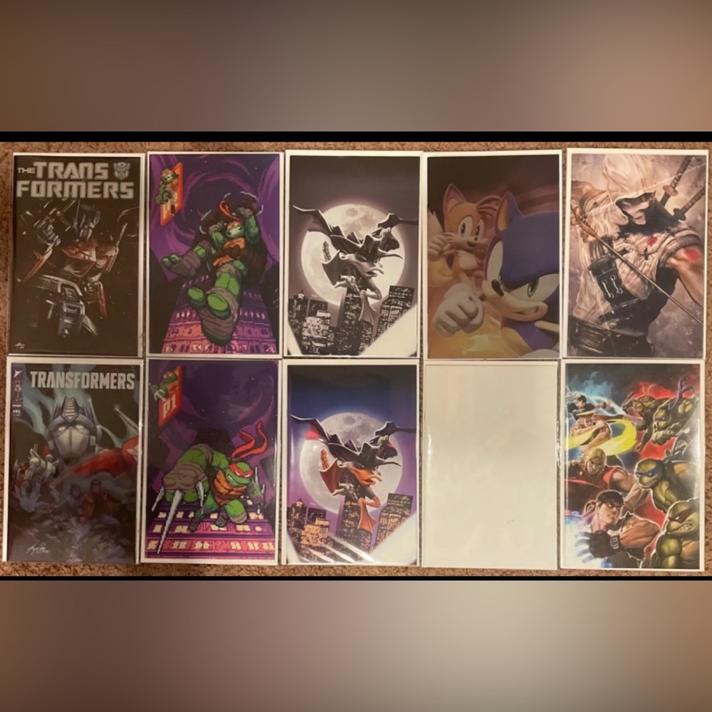 Mixed Comic Book - Darkwing Duck, Transformers, Snake Eyes, Sonic, TMNT